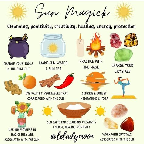 Gaelic witch on Instagram: “Its such a beautiful sunny day 😎 😍 😊 Heres some sun magic #wicca #wiccan #magick #witch #witchcraft #blessedbe #spell #spells…” Sun Magic, Goddess Magick, Sun Worship, Beautiful Sunny Day, Wiccan Magic, Witch Spirituality, Grimoire Book, Magic Spell Book, Eclectic Witch