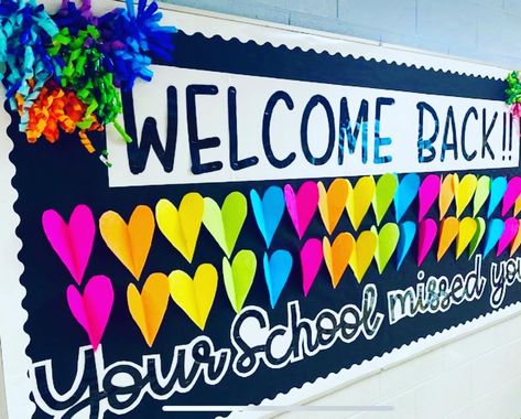 Back To School Display, Welcome Back Teacher, Elementary School Bulletin Boards, Back To School Displays, Elementary Bulletin Boards, Kindergarten Bulletin Boards, Bulletin Boards Theme, Work Bulletin Boards, Art Bulletin Boards