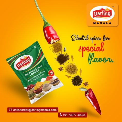 Creative Spices Ad, Spices Advertising Design, Masala Advertisement, Masala Creative Ads, Spices Creative Ads, Spices Ads, Grocery Ads, Spices Packaging, Always Prepared