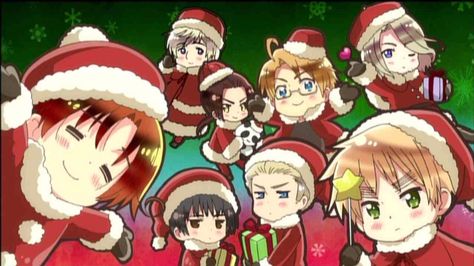 Merry Christmas! <3 Hetalia Christmas, Pictures Of Germany, Hetalia Anime, Xmas Wallpaper, Popular Photography, Hetalia Axis Powers, Anime Christmas, Axis Powers, Christmas Wallpaper