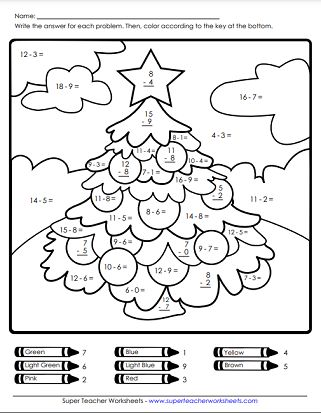 Christmas Subtraction Worksheet Division Worksheets 4th Grade, Christmas Subtraction, Math Division Worksheets, Christmas Math Worksheets, Holiday Worksheets, Math Division, Super Teacher, Subtraction Worksheets, Christmas Math