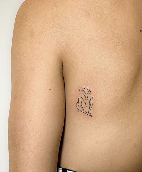 Mattise Art Tattoo, Henri Mattise Tattoo, Henry Matisse Tattoo, Henri Matisse Tattoo, Matisse Inspired Tattoos, Famous Art Tattoo, Matisse Tattoo Leaf, The Dance Matisse Tattoo, Matisse Dance Tattoo