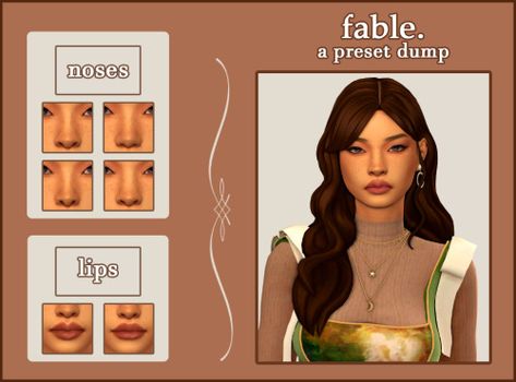 est. 2002 Female Lips, Two Lips, Female Eyes, Male Eyes, Maxis Match, The Sims 4, The Sims, Fashion Dolls, Sliders