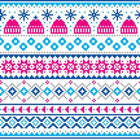 Folk Art Background, Christmas Fair Isle, Notebook Ideas, Winter Love, Art Background, Winter Christmas, Fair Isle, Seamless Pattern, Seamless Patterns