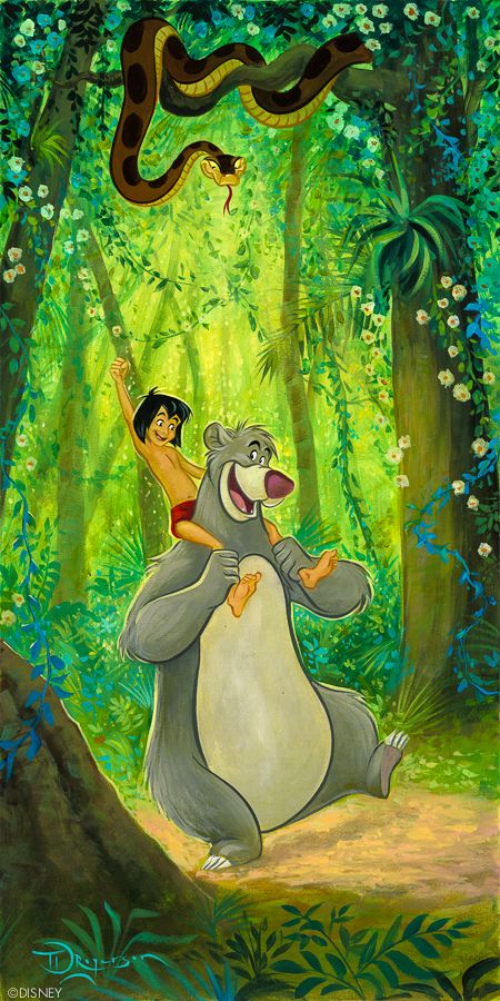 Baloo's Buddy from "The Jungle Book" Mogli Jungle Book, Jungle Book Movie, Jungle Book Disney, Walt Disney Characters, Disney Paintings, Tableau Pop Art, Disney Cartoon Characters, Images Disney, The Jungle Book