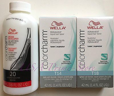 Wella Color Charm Toner 050,T10,T11,T14,T15,T18,T27,T28,T35,20 Volume  Developer. | eBay Wella Color Charm Toner, Wella Toner, Wella Color Charm, Liquid Hair, Hair Toner, Wella Hair, Brown Hair With Blonde Highlights, Wella Color, Printing Wedding Invitations