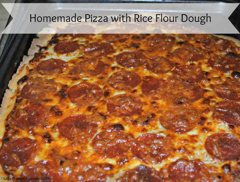 Rice Flour Pizza Crust, Rice Flour Recipes, Gluten Free Pizza Dough, Sourdough Pizza Crust, Low Fodmap Diet Recipes, Fodmap Diet Recipes, Jennifer Brown, Grain Mill, Sourdough Pizza