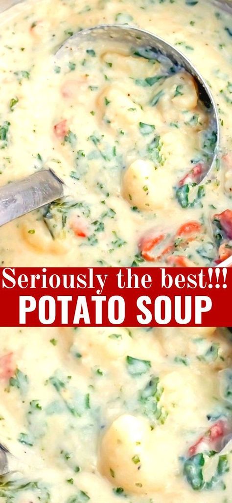 The Best Potato Soup, Best Potato Soup, Savory Soups, Think Food, Soup And Sandwich, Easy Soups, Easy Soup Recipes, Hearty Soups, Homemade Soup