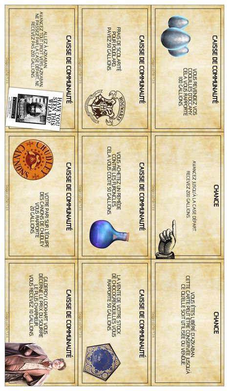 Dropbox - Monopoly Harry Potter Fr - Simplify your life Harry Potter Monopoly Printable, Harry Potter Monopoly Diy, Harry Potter Monopoly Money, Monopoly Cards, Harry Potter Monopoly, Imprimibles Harry Potter, Harry Potter Print, Harry Potter Printables, Harry Potter Classroom