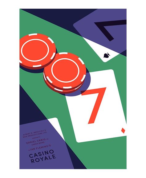 Outline Artists, 달력 디자인, 카드 디자인, Plakat Design, Communication Art, Casino Royale, Casino Night, Alternative Movie Posters, Casino Theme