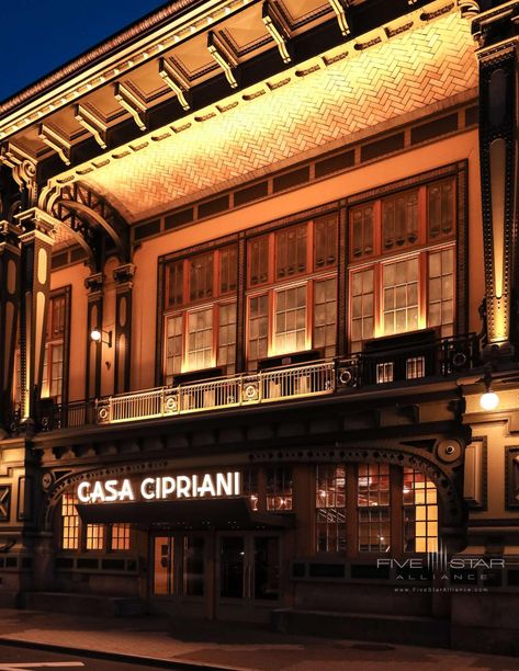 Photo Gallery for Casa Cipriani New York in New York | Five Star Alliance Cipriani New York, Casa Cipriani, Battery Park City, Jazz Cafe, Spa And Wellness, Ferry Terminal, Ocean Cruise, Facade Lighting, New York Photos