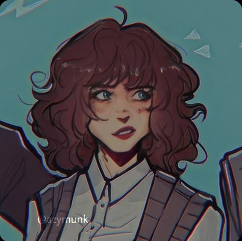 Stranger Things Icon, Nancy Wheeler, For My Friend, Matching Pfps, Not Mine, My Friend, Stranger Things, Brown Hair, Red