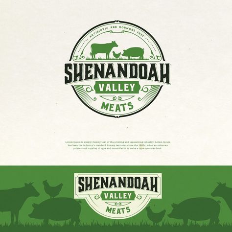 Create a logo for a local meat company that is as clean and fresh as our products by austinminded Meat Company Logo, Cheese Image, Meat Logo, Plant Logos, Organic Meat, Premium Meat, Healthy Meats, Craft Logo, Frozen Meat