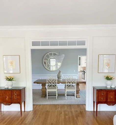 White stylish interior with Cameo White by Behr Cottage White Behr, Behr Classic Silver, Living Room Wall Paint, Room Wall Paint, Cameo White, White Paint Color, Room Wall Painting, Stylish Interior, Canvas Paint