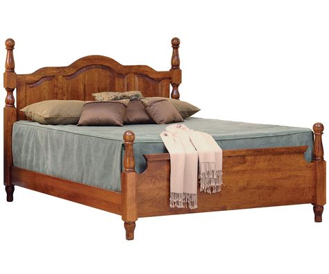 Buckingham Bed | Stutzman's Amish Furniture Queen Bed Dimensions, Hardwood Bed, Fitted Bedroom Furniture, Wood Bed Design, Fitted Bedrooms, Four Poster Bed, Bed Dimensions, Four Poster, Wood Bed Frame