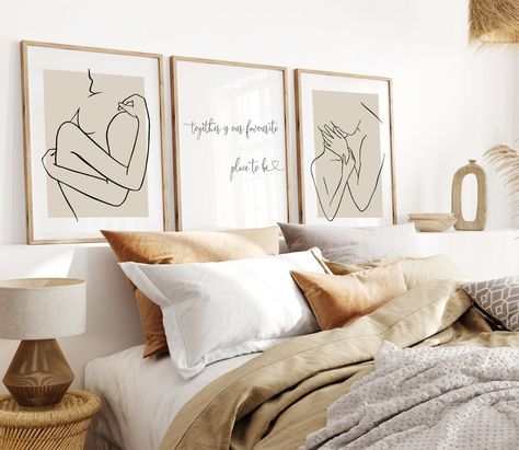 Together is Our Favourite Place to Be Printbeigegreycouple - Etsy Canada Adult Bedroom Ideas For Couples Cozy, Gender Neutral Bedroom For Couples, Bedroom Artwork Ideas, Beige Bedroom Decor, Cider Press, Grey Bedroom Decor, Couples Wall Art, Trendy Apartment, Beige Bedroom