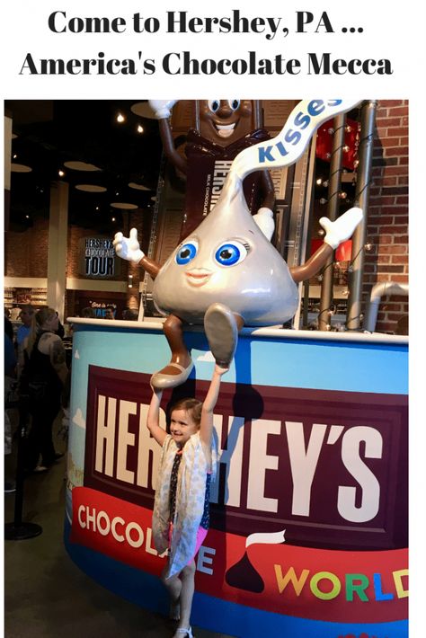 #hershey #pennsylvania #hersheypa #hersheys Coloured Eyes, Chocolate Hershey, Hershey Pennsylvania, Pennsylvania Dutch Country, American Chocolate, Hershey Park, Pennsylvania Travel, Chocolate World, Hershey Chocolate