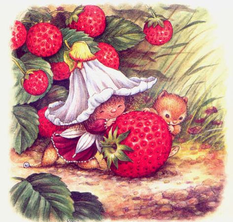 victoria plum Strawberry Fairy, Victoria Plum, Plum Art, Art Mignon, 3d Printing Diy, Fairy Artwork, Flower Fairies, Fairy Art, Beatrix Potter