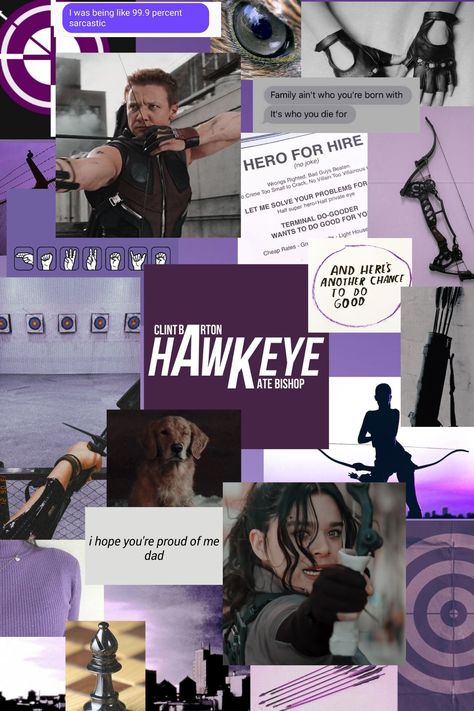 Kate Bishop Clint Barton, Marvel Wallpaper Hawkeye, Kate Bishop Lockscreen, Clint Barton Wallpaper, Clint Barton And Kate Bishop, Clint Barton Aesthetic, Kate Bishop Wallpaper, Avengers Lockscreen, Hawkeye Aesthetic