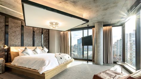 The Douglas, an Autograph Collection Hotel, Yaletown, Vancouver, British Columbia, Canada - Hotel Review | Condé Nast Traveler Vancouver Hotels, Vancouver Travel, Fairmont Hotel, Granville Island, Downtown Vancouver, Modern Hotel, Furniture Factory, Hotel Furniture, Bedroom Hotel