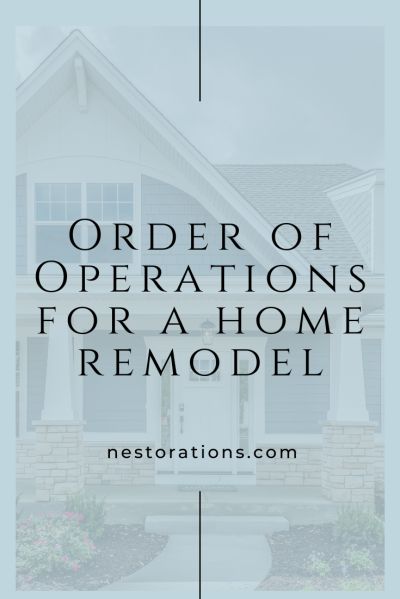 Thinking of a home remodel? Don't know where to start? We've got you covered! Check out our blog for the essential steps you need to follow for a successful home makeover. Steps To Remodeling A House, Steps To Renovating A House, Order Of Remodeling House, How To Remodel A House, Remodel Home Ideas, 80s Ranch Home Remodel, 90s Home Remodel, Old House Remodel, Basement Remodel On A Budget