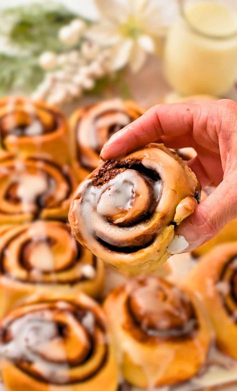 These Healthy Cinnamon Rolls are a guilt-free twist on the classic treat. Packed with protein, made with wholesome ingredients. Gluten Free Protein Cinnamon Rolls, Cinnamon Rolls Healthy, Protein Cinnamon Rolls, Conscious Plant Kitchen, Sugar Free Icing, Healthy Cinnamon Rolls, Caramel Rolls, Gluten Free Protein, Plant Kitchen