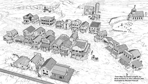 West Map, Cowboy Town, Old Western Towns, Old West Town, Fantasy Map Generator, Imaginary Maps, Western Town, Western Comics, Ark Survival Evolved