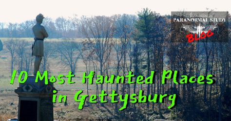 Gettysburg Ghosts, Gettysburg Pennsylvania, Ghost Images, Most Haunted Places, Legends And Myths, Ghost Photos, Ghost Tour, Places In The World, Most Haunted