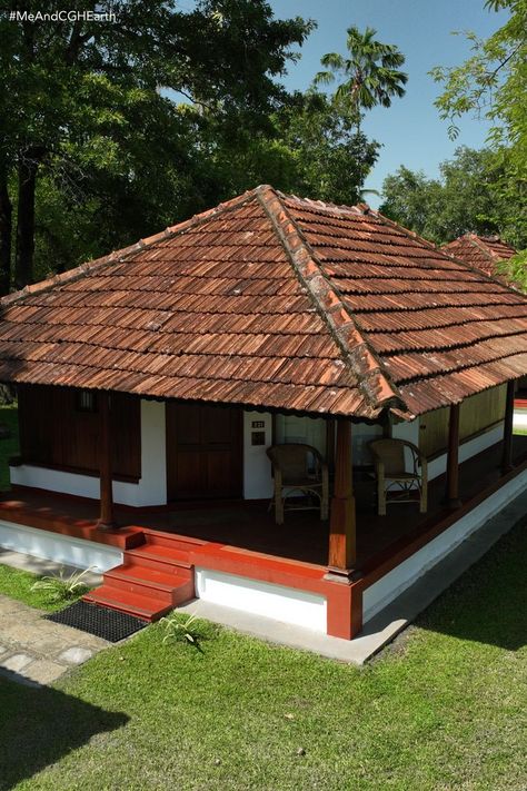 Pictured here is a Heritage Bungalow, 150-year-old Tharavadu mansion painstakingly transplanted and brought back from the brink. Make memories in distinctive abodes of tradition, surrounded by swaying palms and dense trees, interwoven canals, lush paddy fields, and backwater life. Coconut Lagoon embodies the enchanting essence of Kerala. #MeAndCGHEarth #CoconutLagoon #Backwaters #BackwaterDestination #KeralaTourism #HeritageBungalow #Tharavadu #KeralaTravel #TraditionalHome Kerala Traditional House, Kerala Architecture, Indian House Design, Back From The Brink, Indian Bedroom Decor, Ceiling Design Living Room, Kerala Houses, Kerala House Design, Architecture Design Drawing