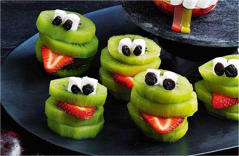 Kiwi frogs | Tesco Real Food Frog Sandwich For Kids, Frog Food Ideas, Frog Themed Food, Tiana Party, Frog Food, Frog Baby Showers, Theme Snack, Frog Birthday Party, Kids Party Snacks