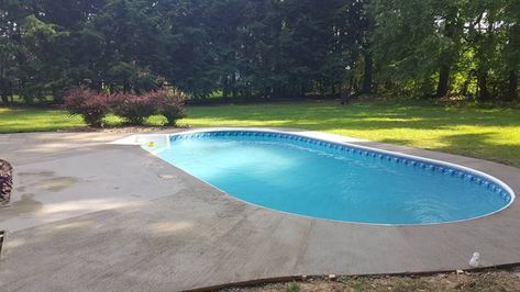 How Much Does A 12x24 Inground Pool Cost? 12x24 Pool Inground, Inground Pool Cost, Pool Cost, Pool Prices, Vinyl Pool, Pool Contractors, Pool Picture, Pool Sizes, Concrete Pool