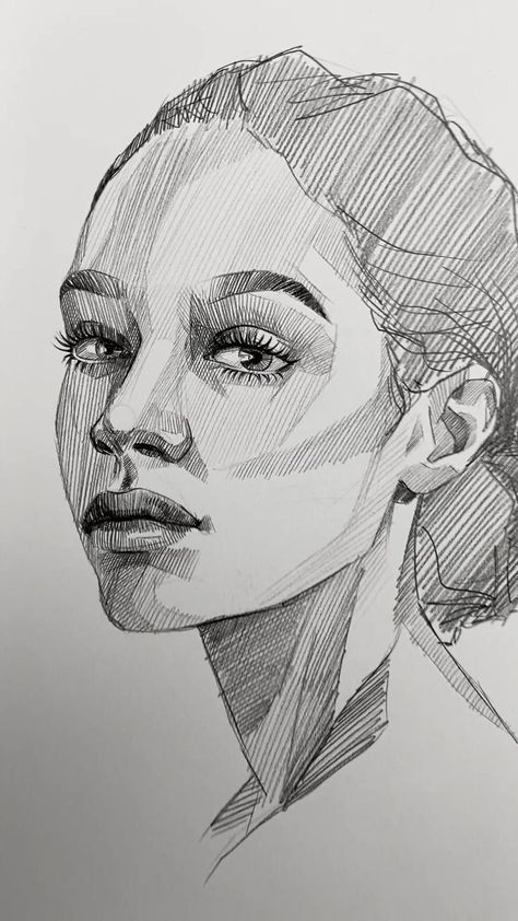 How to draw a Portrait [Video] | Portrait drawing, Portraiture drawing, Drawing techniques Easy Pencil Drawings, Cool Pencil Drawings, Portraiture Drawing, Art Sketches Pencil, Art Drawings Sketches Pencil, Drawing Faces, 인물 드로잉, Lukisan Cat Air, Pencil Art Drawings