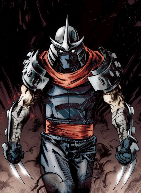 The Shredder(TMNT) Shredder Tmnt, Ninja Turtles Shredder, The Shredder, Tmnt Comics, Ninja Turtles Artwork, Tmnt Art, Ninja Turtles Art, 80s Cartoons, Detective Comics