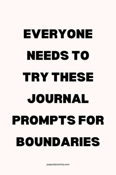 Achieve inner peace with journal prompts about boundaries that help you set and maintain healthy boundaries. Use boundary journal prompts and journal prompts for boundaries to explore and protect your peace. Engage in writing therapy and healing journaling to support your journey. Incorporate daily reflection to empower yourself and foster personal growth. These prompts guide you in creating and upholding boundaries while nurturing your emotional well-being. Therapy Writing Prompts, Therapy Writing, Journal Prompts For Adults, Journal Topics, Protect Your Peace, Healing Journaling, Gratitude Journal Prompts, Daily Journal Prompts, Work Journal