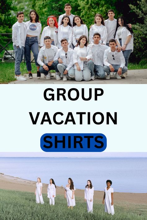 Group Vacation Shirts group vacation shirts funny group vacation shirts friends group vacation shirts beach Vacation Shirt Ideas, Group Vacation Shirts, White Shirt Outfit, Funny Vacation Shirts, Group Vacation, Vacation Tshirts, Friend Vacation, Vacation Humor, Slogan Shirts