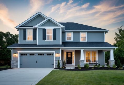 Modern Elegance: 10 Best Paint Colors for Your Home’s Exterior Exterior House Paint Color, Paint Color Combinations, Exterior House Paint Color Combinations, Best Paint, Best Paint Colors, House Paint Exterior, Exterior Paint Colors, Vinyl Siding, Architectural Features