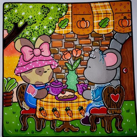 Amazon.com: Comfy Days: Coloring Book for Adults and Teens Featuring Super Cute Animal Characters in Cozy Hygge Moments for Relaxation (Cozy Spaces Coloring): 9798332619991: Wyo, Coco: ספרים Comfy Days Coloring Pages, Cozy Spaces Colouring Book, Comfy Days Coloring Book Inspiration, Coco Wyo Comfy Days, Cozy Coloring Book, Comfy Days Coloring Book, Hygge Moments, Coco Wyo, Colouring Ideas