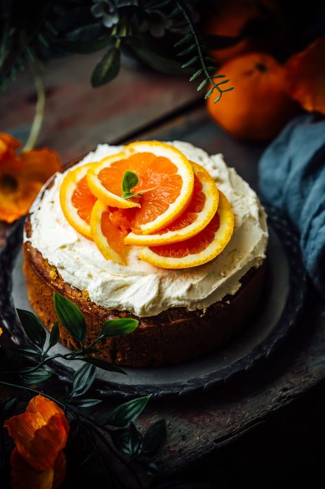 Carrot and Orange Cake - Sugar et al Orange Buttercream, Fairy Food, Spring Desserts, Cake Photography, Pie Cake, Orange Cake, Orange Recipes, Best Of Both Worlds, Spring Recipes