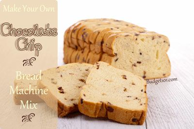 Chocolate Chip Bread Machine Mix recipe Chocolate Chip Cream Cheese, Bread Machine Mixes, Easy Bread Machine Recipes, Southern Banana Pudding, Cream Cheese Bread, Chocolate Chip Bread, Bread Maker Recipes, Homemade Chocolate Chips, Homemade Mixes