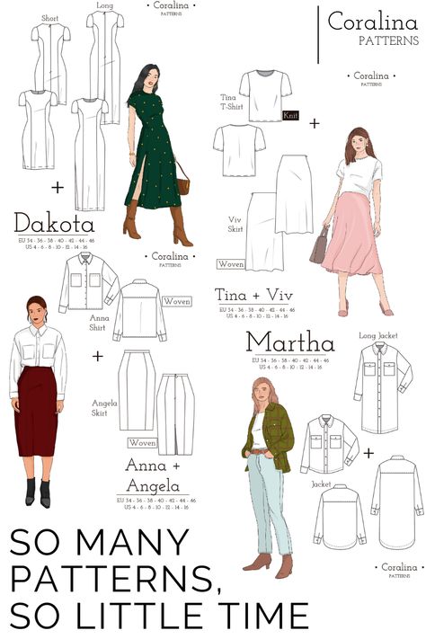 Dress Only Wardrobe, Sewing Pencil Skirt, Casual Sewing Patterns, Fall Clothes Sewing Patterns, Pencil Skirt Pattern Sewing, Sewing Paterns, Sewing Patterns Skirt, Pencil Skirt Pattern, Princess Seam Dress