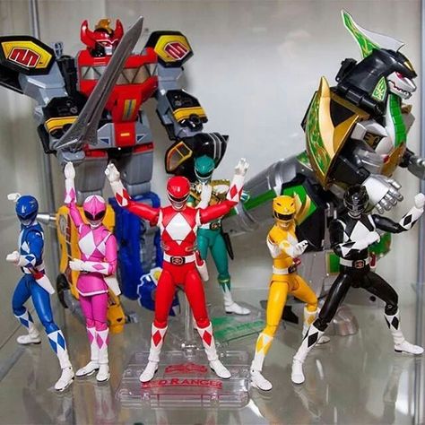 . Mighty Morphin Power Rangers action figure collection Big Nate Books, Thundercats Toys, Power Rangers 1, Power Rangers Action Figures, Power Rangers Figures, Anime Statue, Power Rangers Toys, Power Rangers Megazord, Power Rangers Fan Art