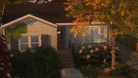 Archive 🌱seedling Low Income House Exterior, Sims 4 90s House, Sims 4 City House, Sims 4 Seasons House, Single Mom Sims 4 House, Sims 4 One Bedroom House, Sims 4 Realistic Build Cc, Sims 4 Floorplan Starter Home, Sims 4 3 Bedroom House Plan