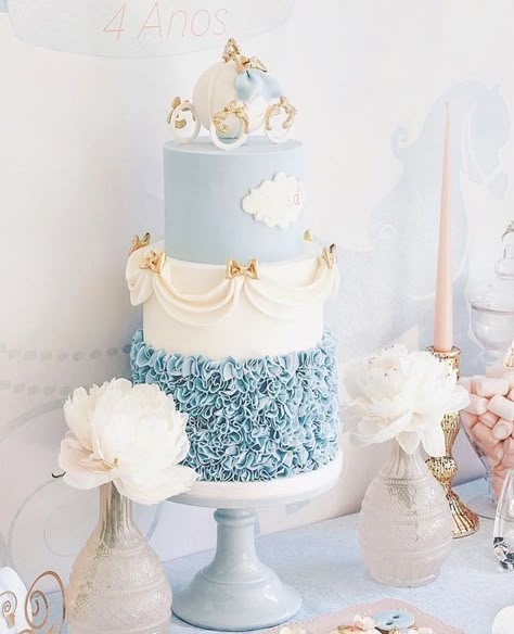 Princess Treats, Cinderella Theme Cake, Sweet 16 Cinderella Theme, Cinderella Baby Shower, Rosy Blog, Cinderella Birthday Cake, Cinderella Quinceanera Themes, Cinderella Sweet 16, Cinderella Quinceanera