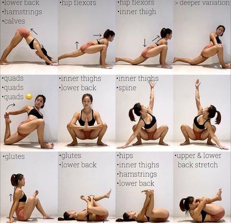 20 Minute Yoga Sequence, 20 Minute Yoga, Yoga For Runners, Bolesti Chrbta, Easy Yoga Workouts, Daily Yoga, Yoga Postures, Yoga Stretches, Body Fitness