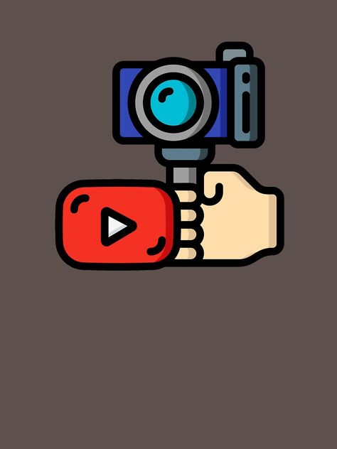 "Cute Vlog Vlogger & Camera Hobby Emblem" T-shirt by passionemporium | Redbubble Vlog Logos, Vlogger Camera, Cute Vlog, Vlogging Ideas, Game Hacker, Iphone Wallpaper Texture, New Hd Pic, Camera Drawing, Profile Logo