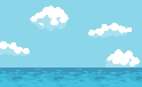 xselp:  “mr-xev:  “Ça fais 3 plombes que j’ai pas mis à jour tiens  Une animation de Baleines dont je suis assez fier. Trouver la façon de faire de l’eau sans y passer 2 heures était cool aussi.  ”  this is insane  ” Ocean Pixel Art Gif, Sea Pixel Art, Animated Wallpaper Gif, Sea Gif, Ocean Gif, Pixel Art Gif, Pixel Aesthetic, Piskel Art, Sky Gif