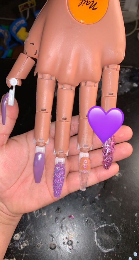 Mannequin Nails, Nails Practice, Brown Nail, Pink Acrylic, Pink Acrylic Nails, Puff And Pass, Brown Nails, Beauty Blender, Stiletto Nails