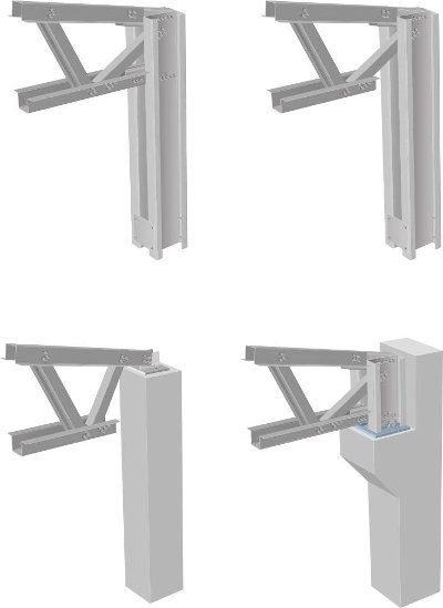 Technical information - LLENTAB steel buildings Steel Roof Structure, Metal Building Kits, Roof Truss Design, Truss Structure, Steel Architecture, Steel Sheds, Hospital Architecture, Steel Structure Buildings, Building Foundation