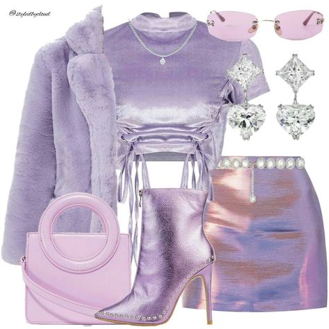 Pink And Purple Clothes, Purple Clothes Aesthetic, Bratz Outfits Inspiration, Bratz Aesthetic Outfit, Bratz Outfit, Bratz Outfits, Purple Clothes, Instagram Model Outfits, Bratz Aesthetic