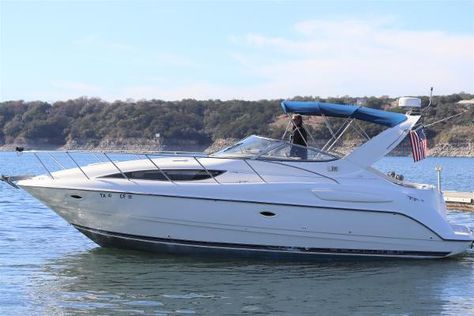 Check out this Used 2003 Bayliner 305 Sb for sale in Austin, TX. View this Express Cruiser and other Power boats on boattrader.com Bayliner Boats, Jump Seats, Side Window, Power Boats, Engine Types, Boats For Sale, Electrical Equipment, Water Heater, Austin Tx